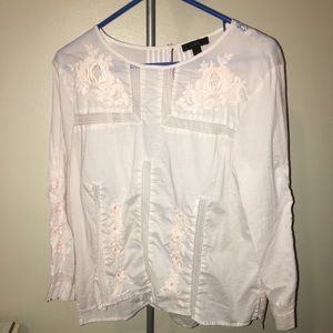 adorable light JCrew top